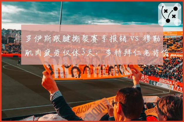 罗伊斯跟腱撕裂赛季报销 vs 穆勒肌肉疲劳仅休3天,多特拜仁老将伤病耐受度差异
