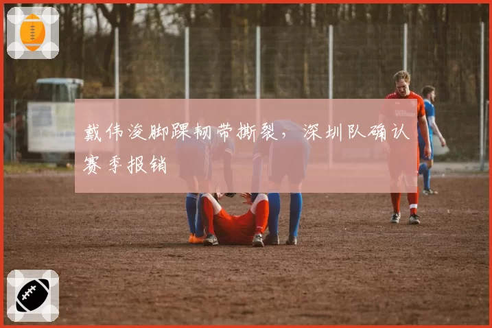 戴伟浚脚踝韧带撕裂,深圳队确认赛季报销